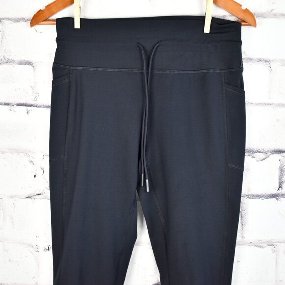 Womens Black Spyder Active Athletic Performance Leggings / Joggers M - Picture 3 of 7